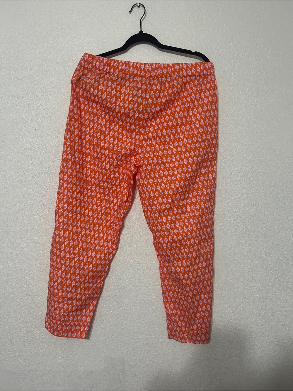 J. Crew Orange Printed Wide-Leg Capris - Picture 3 of 3